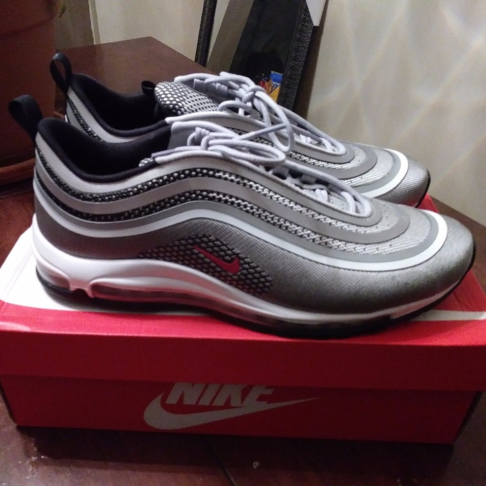 Airmax 97 ultra 17 silver metallic/varsity red